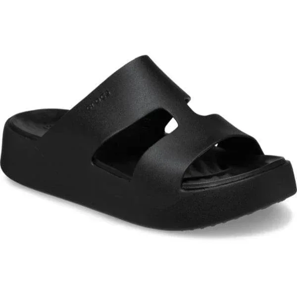 כפכפי קרוקס פלטפורמה לנשים Crocs getaway platform Black W 209409-001 - Image 2