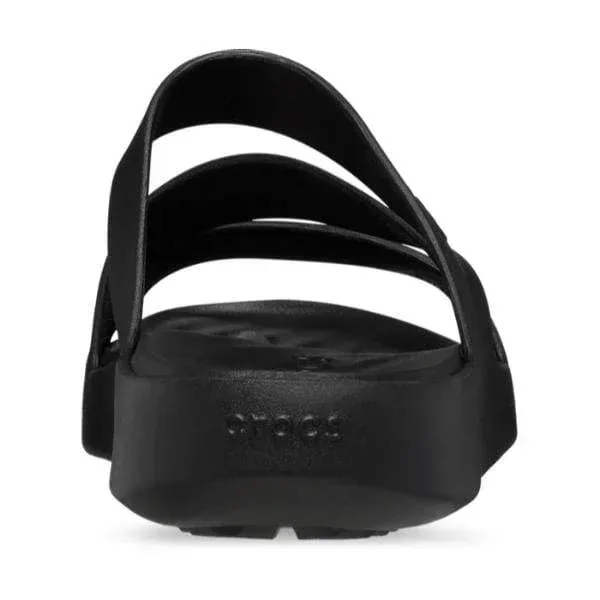 כפכפי קרוקס פלטפורמה לנשים Crocs getaway platform Strappy Black W 209587-001 - Image 5