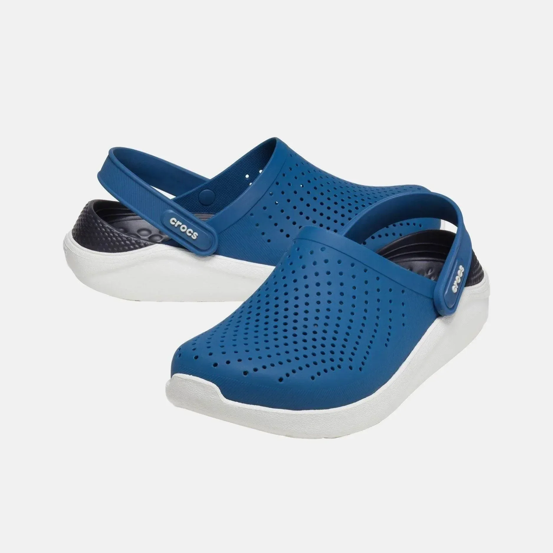 כפכף קרוקס לייט-רייד בצבע כחול שמנת  Crocs Lite Ride Relaxed Fit Clog  204592-4SB - Image 3