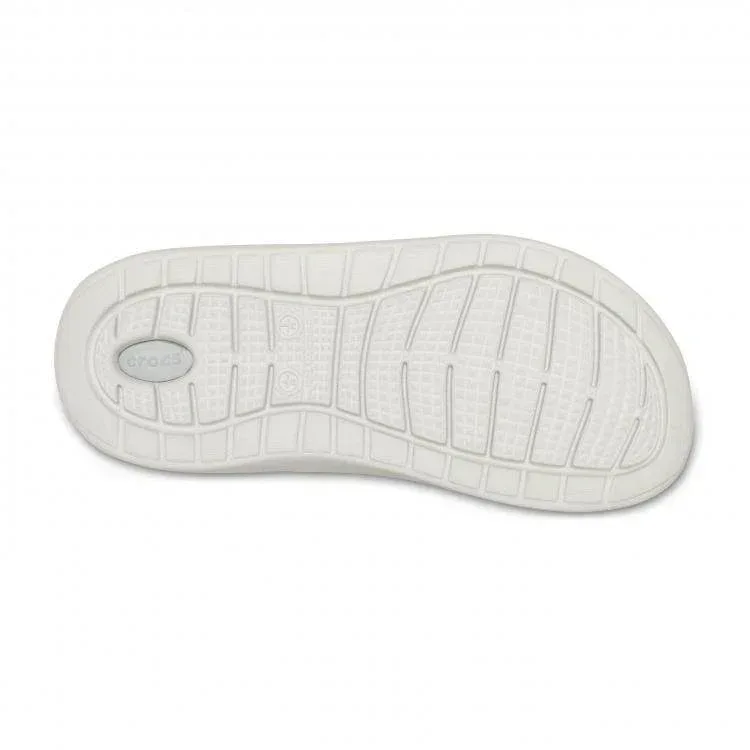 כפכף קרוקס אפור/לבן Crocs literide Clog Grey/White 204592-06J - Image 4
