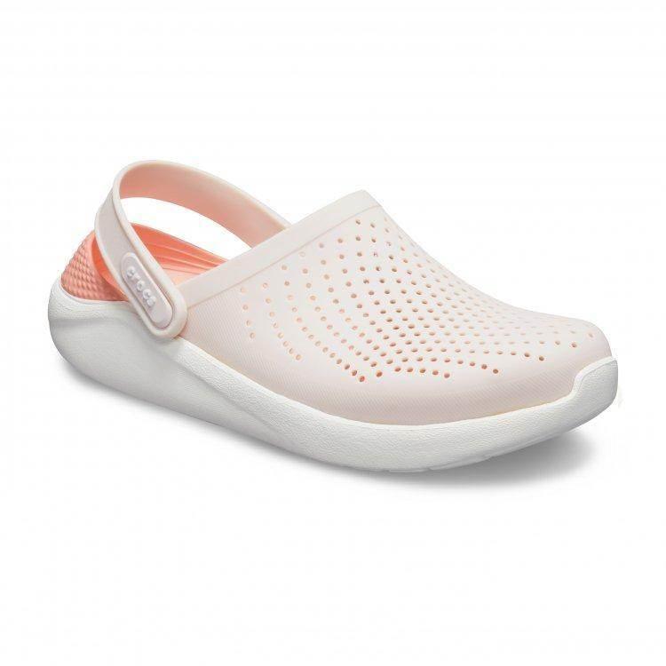 כפכף קרוקס ורוד/לבן Crocs literide Clog Pink/White 204592-6PL - Image 2