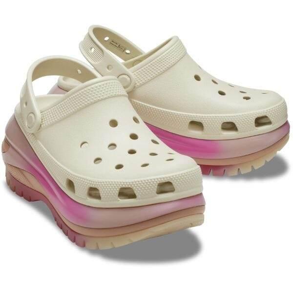 כפכפי קרוקס פלטפורמה במהדורה מיוחדת Crocs Mega Crush Colordip clog 208988-2Y3 - Image 2