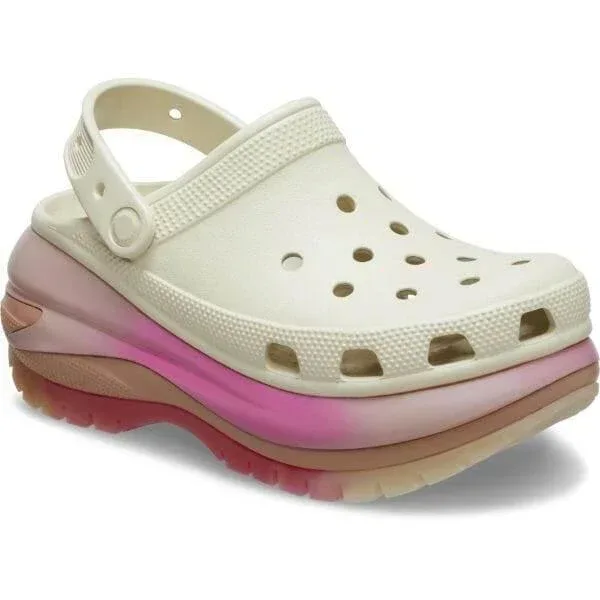 כפכפי קרוקס פלטפורמה במהדורה מיוחדת Crocs Mega Crush Colordip clog 208988-2Y3 - Image 5