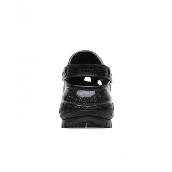 כפכפי קרוקס פלטפורמה במהדורה מיוחדת Crocs Mega Crush Sandals Rainbow Glitter 208794-001 - Image 6