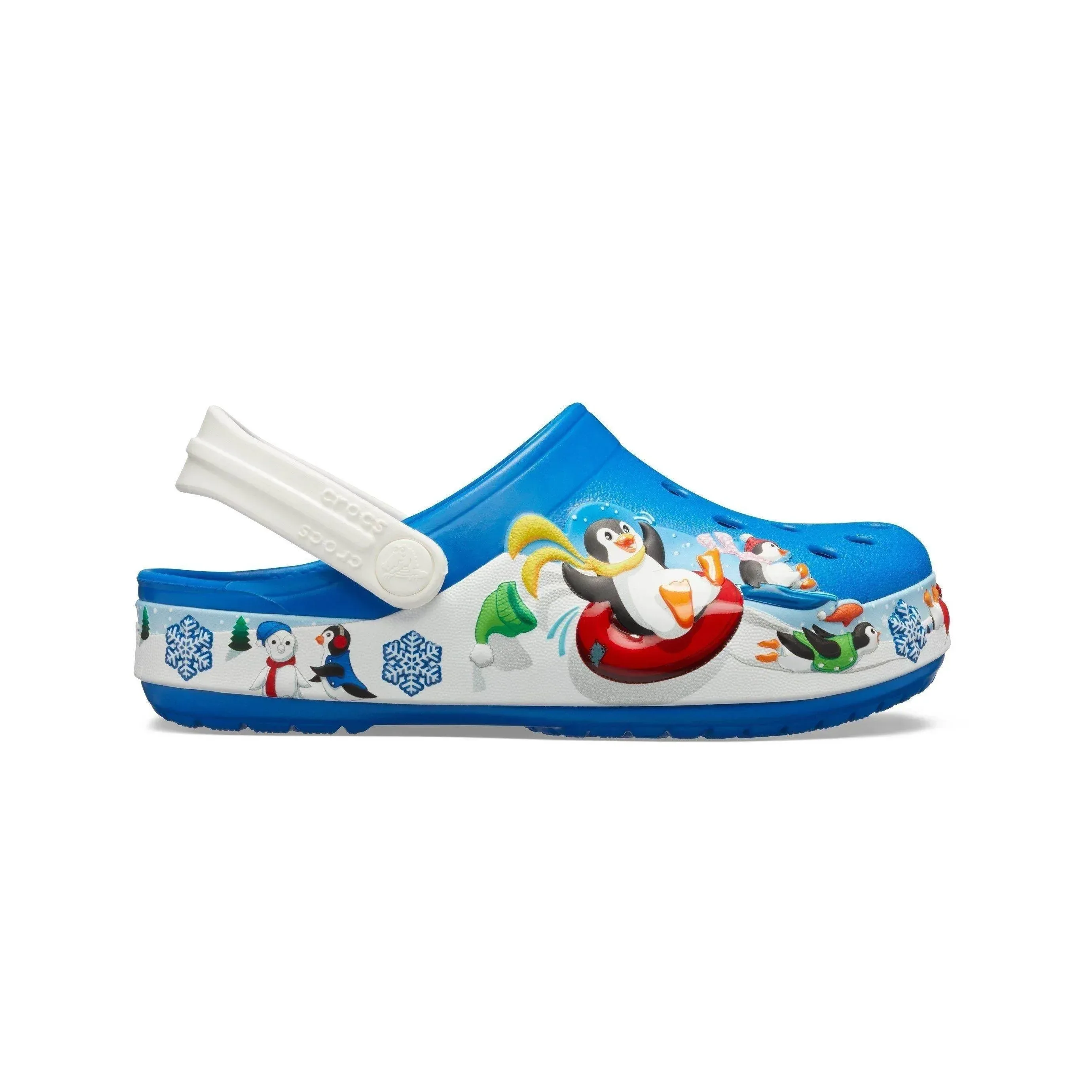כפכפי קרוקס בעיטור פינגוין לילדים Crocs Playful Penguin Clog 205822-4JL Kids - Image 3