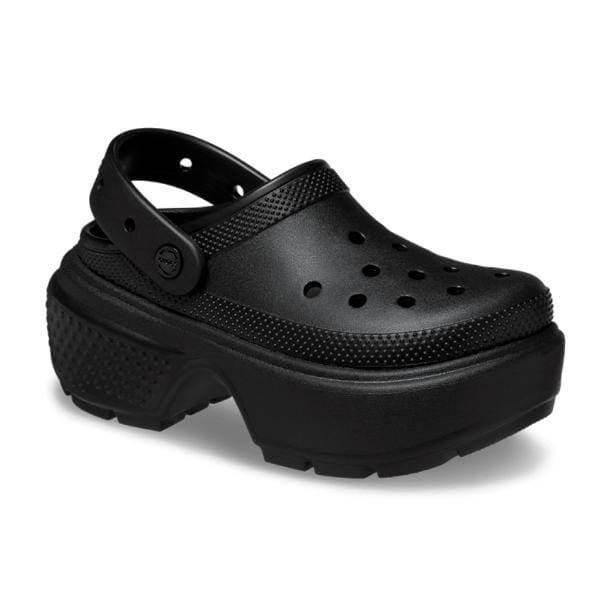 כפכפי קרוקס פלטפורמה לנשים Crocs Stomp Clog-Black 209347-001 - Image 2