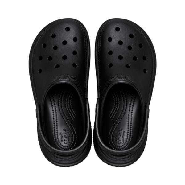 כפכפי קרוקס פלטפורמה לנשים Crocs Stomp Clog-Black 209347-001 - Image 5