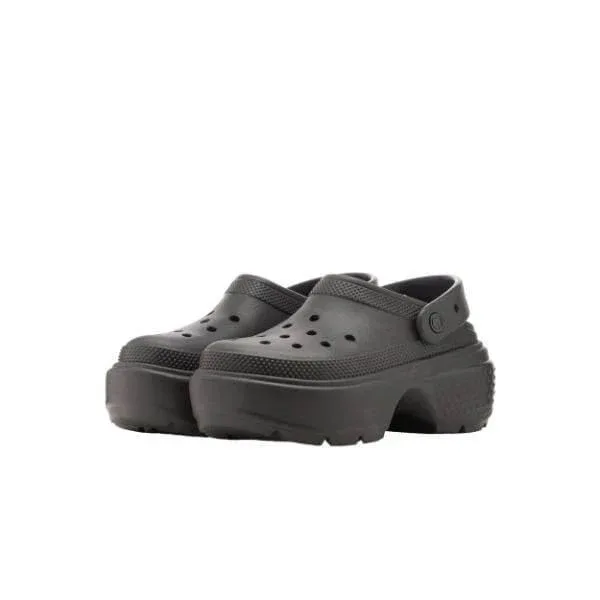 קפקפי קרוקס פלטפורמה לנשים Crocs Stomp Clog-dark iris 209347-5AS - Image 3