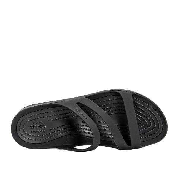 כפכפי קרוקס לנשים Crocs Swiftwater Sandal 203998-060 Black - Image 4