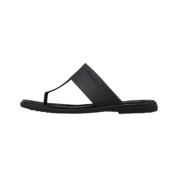 כפכפי קרוקס לנשים Crocs Tulum flip Black/Black W 206752-060 - Image 2