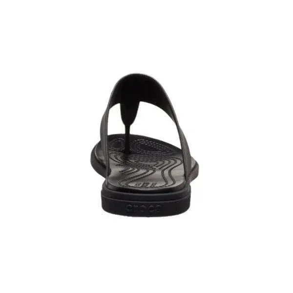 כפכפי קרוקס לנשים Crocs Tulum flip Black/Black W 206752-060 - Image 6