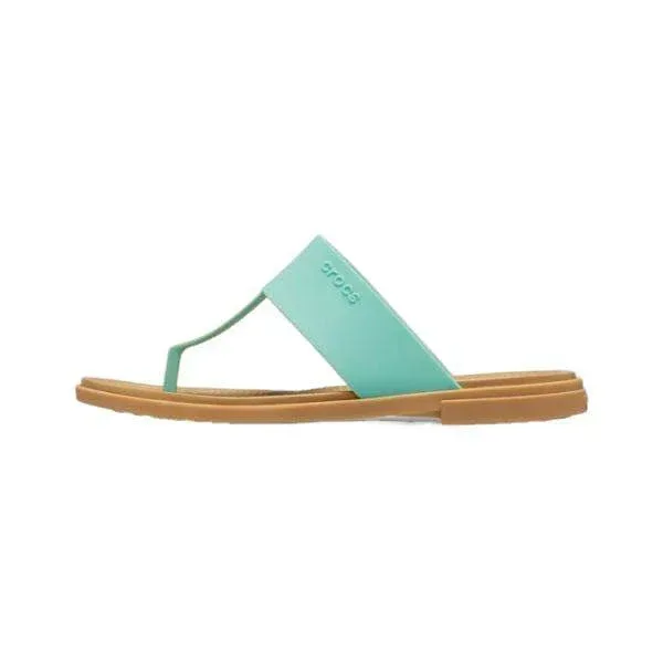 כפכפי קרוקס לנשים Crocs Tulum flip Jade Stone 206752-3UG - Image 2