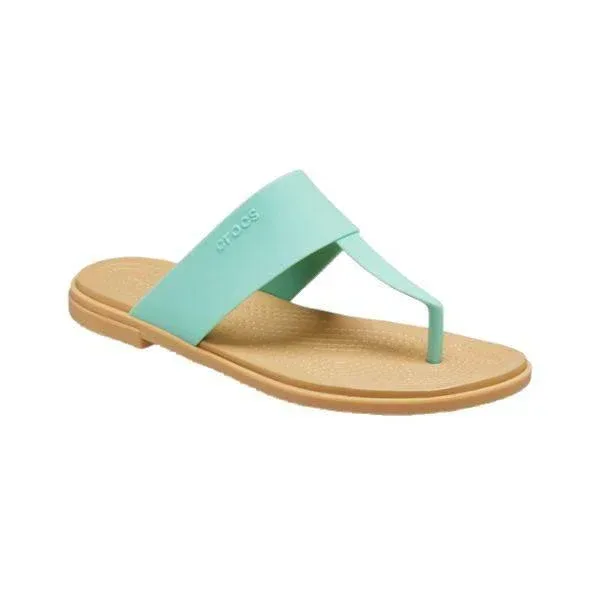כפכפי קרוקס לנשים Crocs Tulum flip Jade Stone 206752-3UG - Image 5