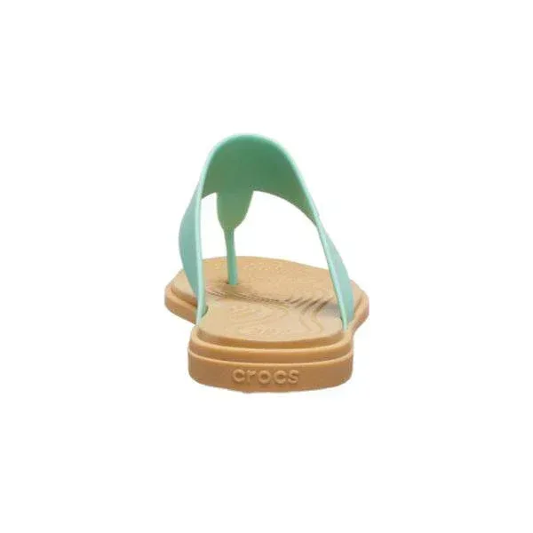 כפכפי קרוקס לנשים Crocs Tulum flip Jade Stone 206752-3UG - Image 6