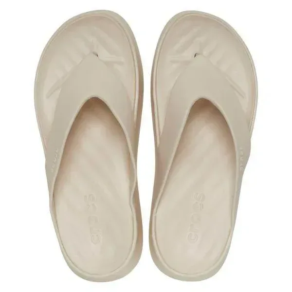 כפכפי קרוקס פלטפורמה לנשים Crocs Getaway Platform Flip-Stucco 209410-160 - Image 4