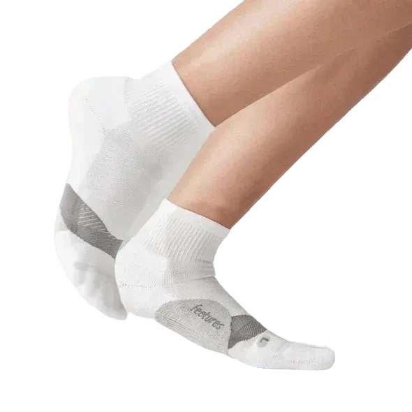 גרבי Feetures Elite Light Cushion Quarter White E205158 - Image 3