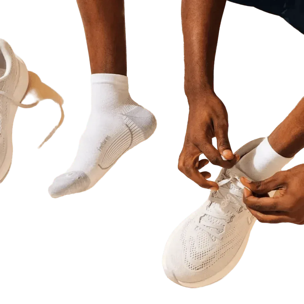 גרבי Feetures PF Relief Ultra Light Quarter White PF25158 - Image 3