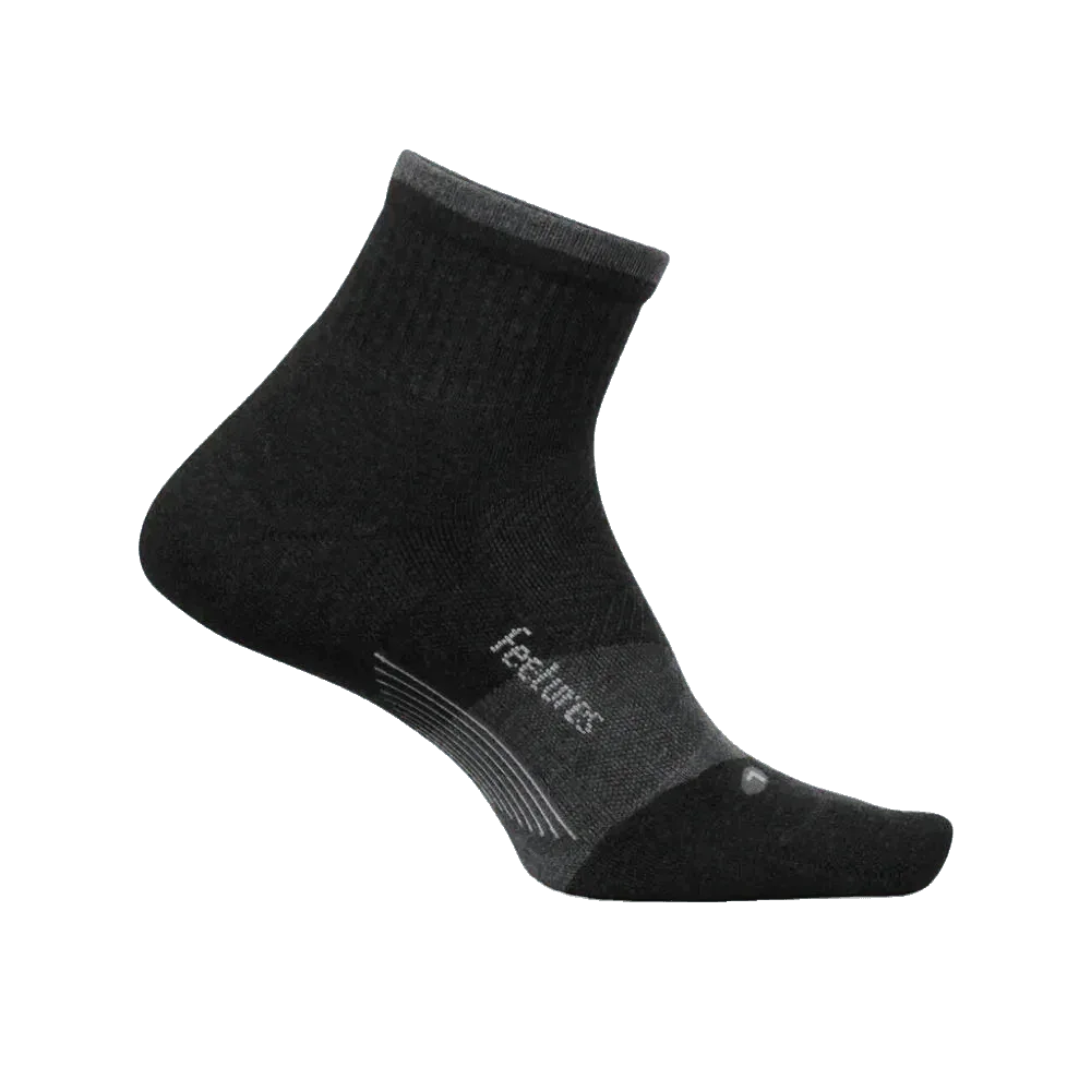 גרבי Feetures Trail Max Cushion Quarter Charcoal EC201647 - Image 2