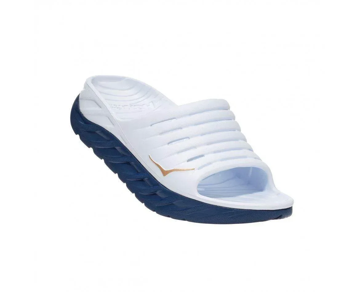 כפכפי התאוששות אורה הוקה לנשים בצבע לבן Hoka 1099674/WVIN RA Recovery - Image 3