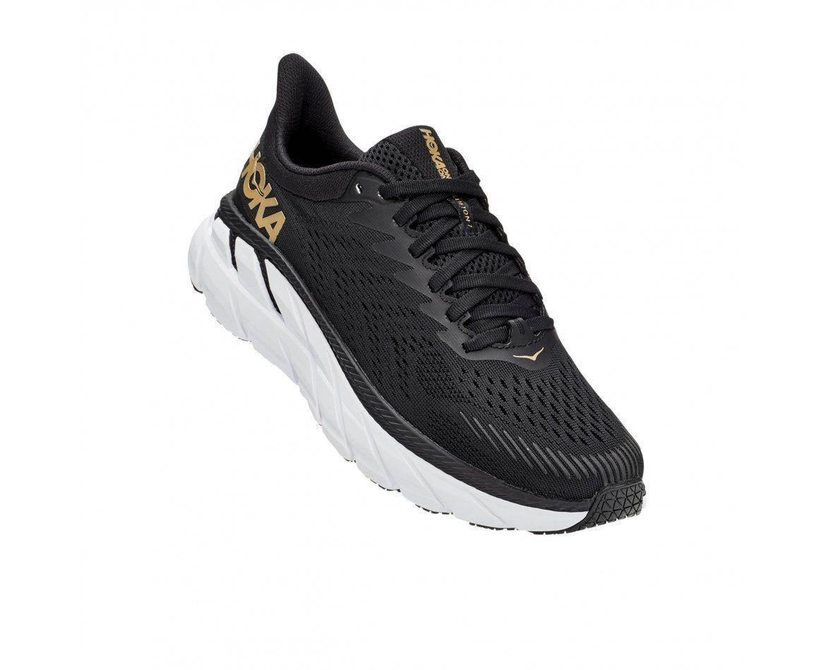 נעלי ריצה הוקה קליפטון 7 לנשים בצבע שחור/לבן Hoka 1110509/BBRNZ CLIFTON  7 - Image 3