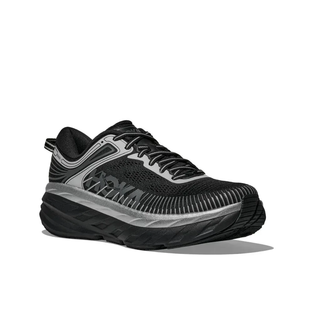 קולקציית הרטרו של הוקה Hoka 1110518/BKSTR BONDI 7 BLACK/STARDUST - Image 6