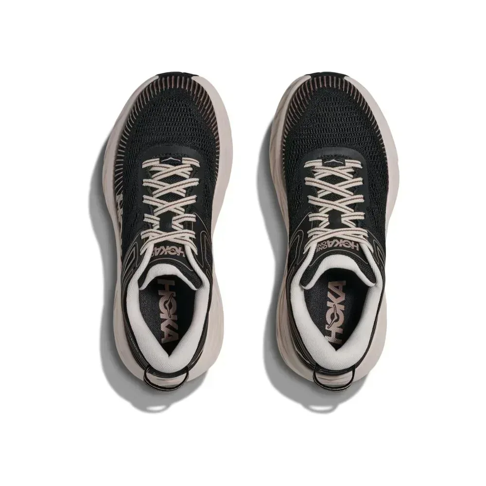 קולקציית הרטרו של הוקה Hoka 1110519/BCKRS BONDI 7 BLACK/ROSE CREAM - Image 4