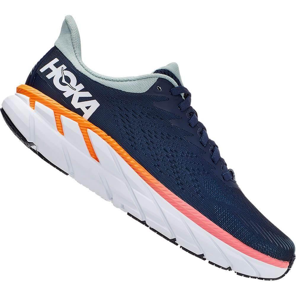 נעלי ריצה הוקה קליפטון 7 רחבות לנשים Hoka 1110535/BIBH CLIFTON 7 WIDE - Image 2