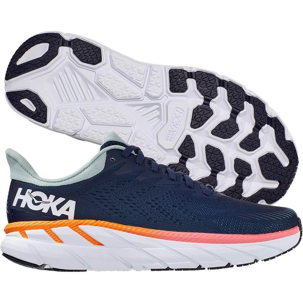 נעלי ריצה הוקה קליפטון 7 רחבות לנשים Hoka 1110535/BIBH CLIFTON 7 WIDE - Image 3