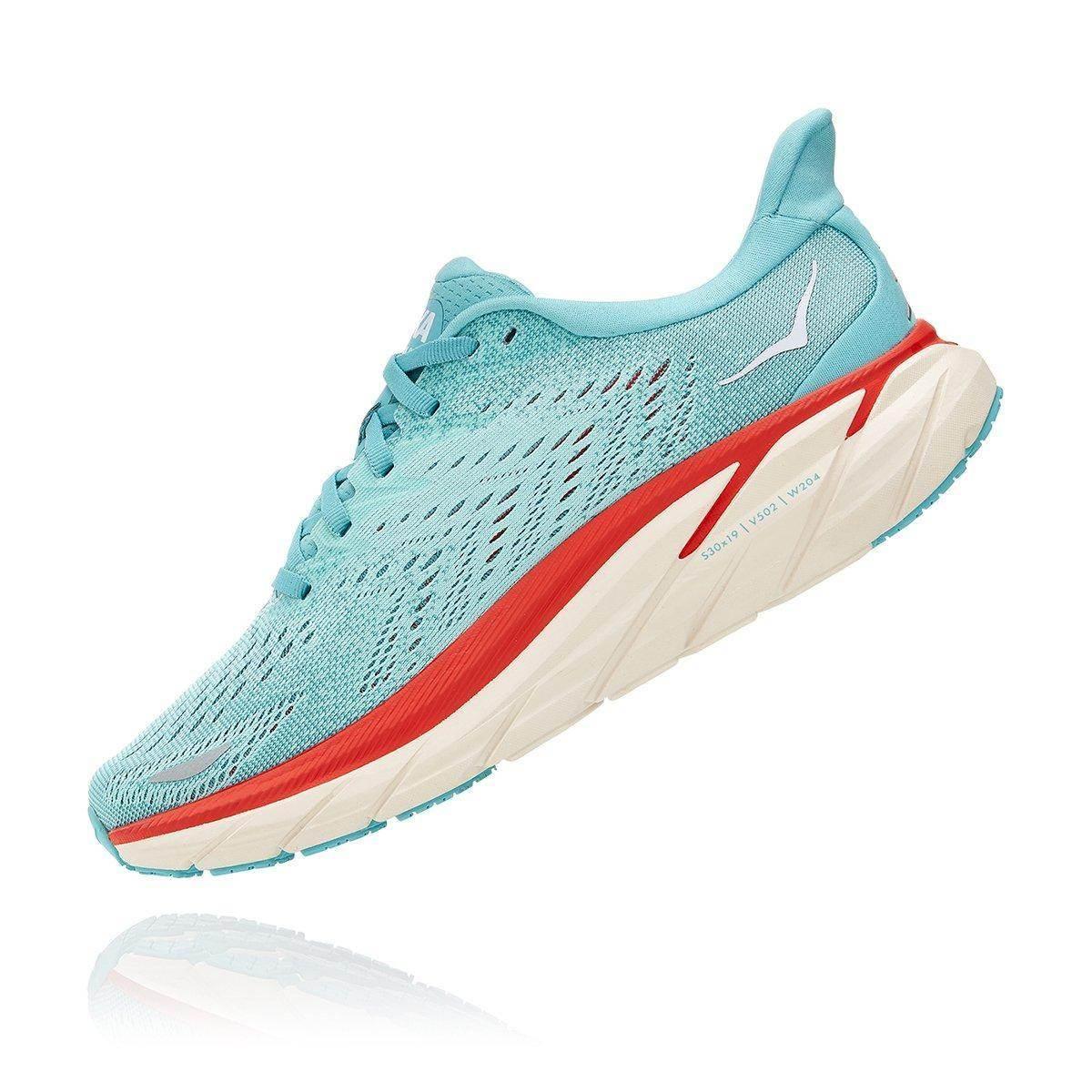 נעלי הוקה קליפטון 8 רחבות לנשים Hoka 1121375/AEBL CLIFTON 8 Women WIDE (D) - Image 4