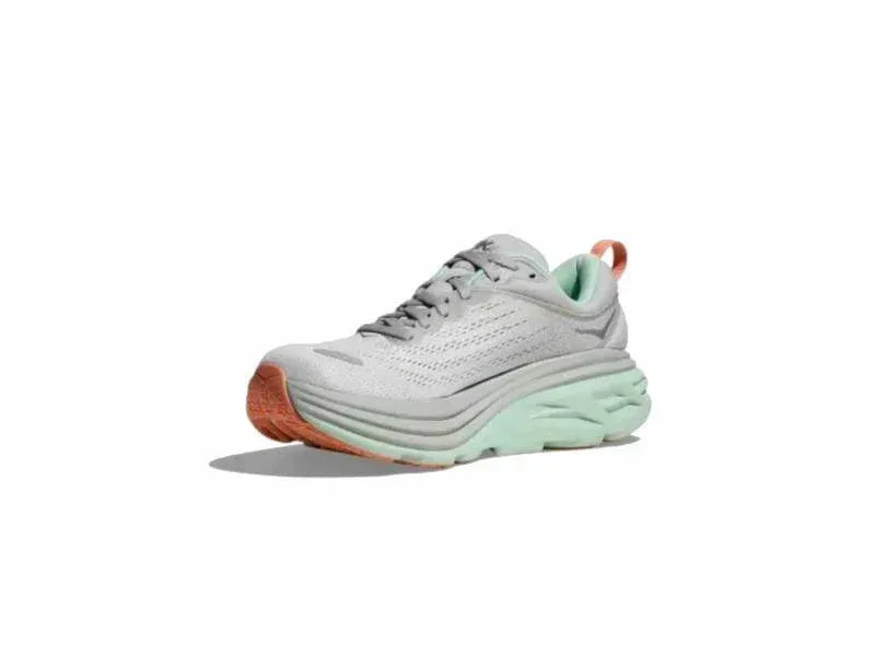 נעלי ריצה הוקה בונדי 8 רחבות לנשים Hoka 1127954/SQB  Bondi 8 Wide - Image 4