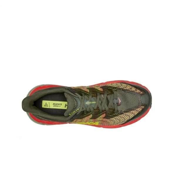 נעלי ריצה הוקה מאפטה לגברים Hoka 1129930/TFST Mafate 4 Thyme Green/Fiesta - Image 2