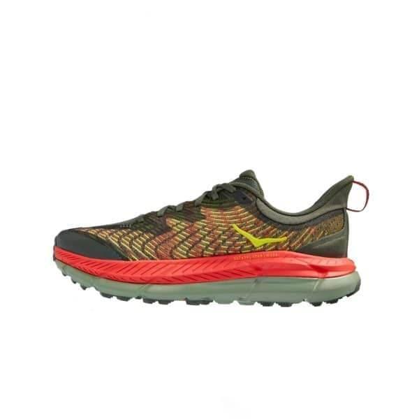 נעלי ריצה הוקה מאפטה לגברים Hoka 1129930/TFST Mafate 4 Thyme Green/Fiesta - Image 3