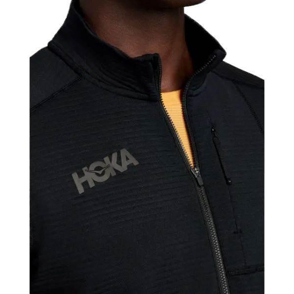 עליונית הוקה גברים 1/2 רוכסן Hoka 1135054/BLK M 1/2 ZIP - Image 3