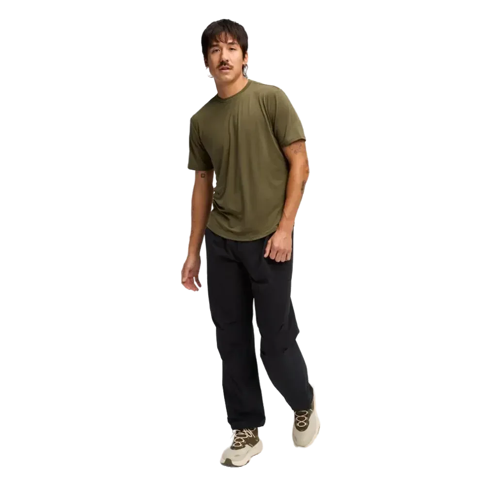 חולצת ריצה הוקה לגברים Hoka 1141757/ATQL HOKA ESSENTIAL TEE OLIVE - Image 3