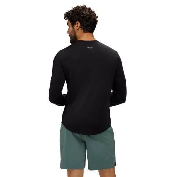 חולצת טי שרוול ארוך אסנשיאל Hoka 1141759/BLK Hoka Essential LS Tee - Image 2