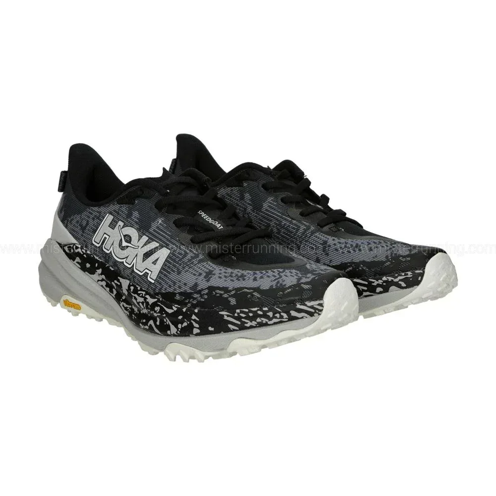 נעלי ריצת שטח הוקה ספידגוט 6 לגברים Hoka 1147791/BKSTR SPEEDGOAT 6 BLACK/STARDUST - Image 3