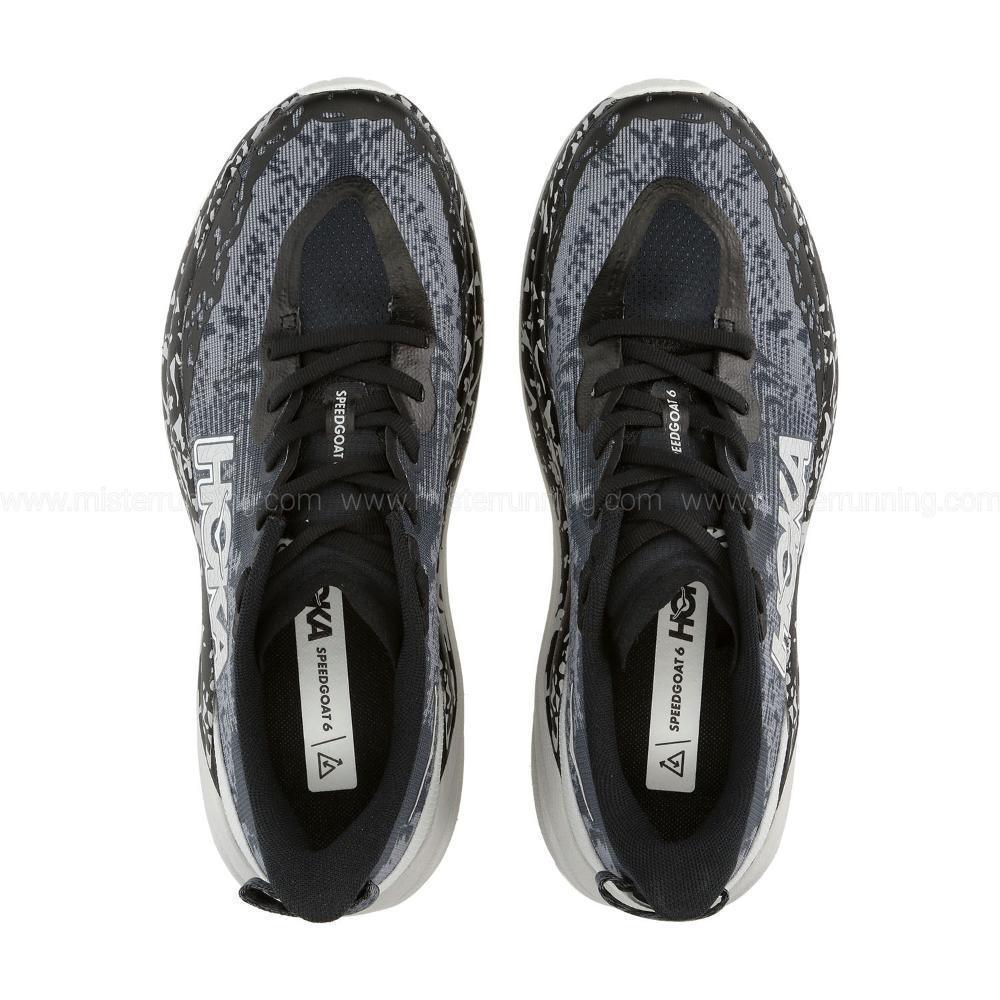 נעלי ריצת שטח הוקה ספידגוט 6 לגברים Hoka 1147791/BKSTR SPEEDGOAT 6 BLACK/STARDUST - Image 4