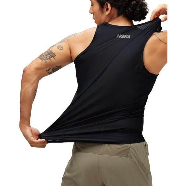 גופיית ריצה הוקה לגברים Hoka 1151070/BLK AIROLITE RUN TANK - Image 5