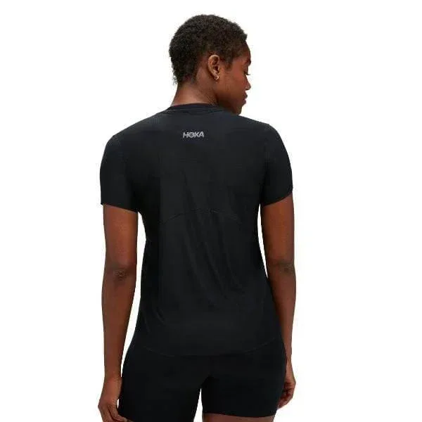 חולצת ריצה הוקה לנשים Hoka 1151084/BLK AIROLITE RUN SHORT SLEEVE - Image 2