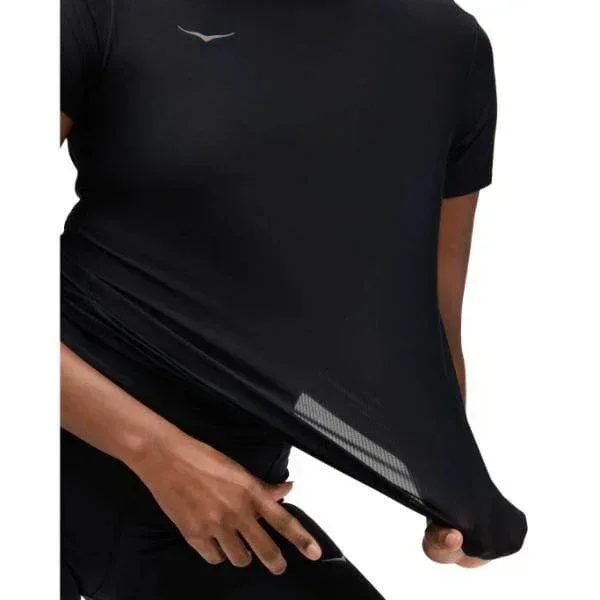 חולצת ריצה הוקה לנשים Hoka 1151084/BLK AIROLITE RUN SHORT SLEEVE - Image 5