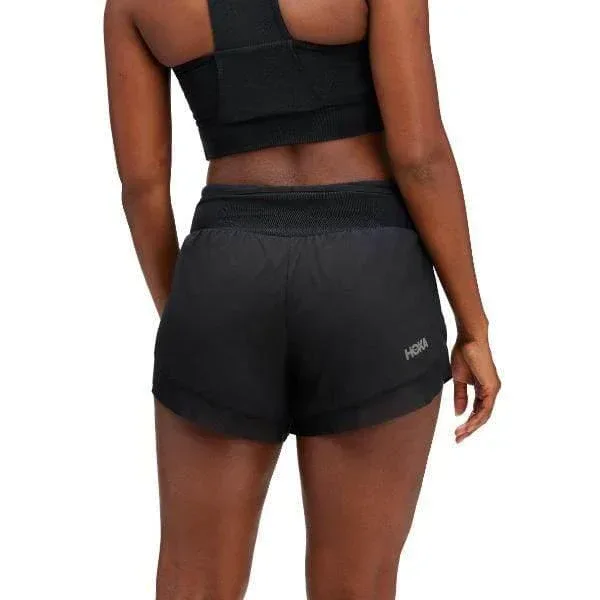 מכנס ריצה קצר הוקה לנשים Hoka 1151091/BLK Glide Short Black - Image 3
