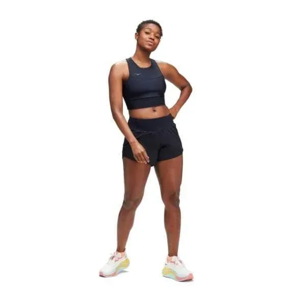 מכנס ריצה קצר הוקה לנשים Hoka 1151091/BLK Glide Short Black - Image 4