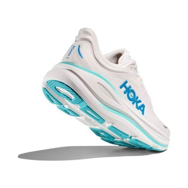 נעלי ריצה הוקה בונדי 9 לגברים Hoka BONDI 9 1162011/WKB WHITE/BLUE - Image 2