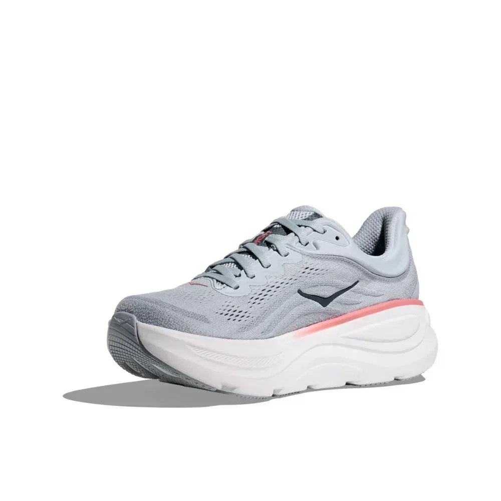 נעלי ריצה הוקה בונדי 9 רחבות לנשים Hoka BONDI 9 WIDE (D) 1162014/MBLW MINERAL BLUE/WASHE - Image 2