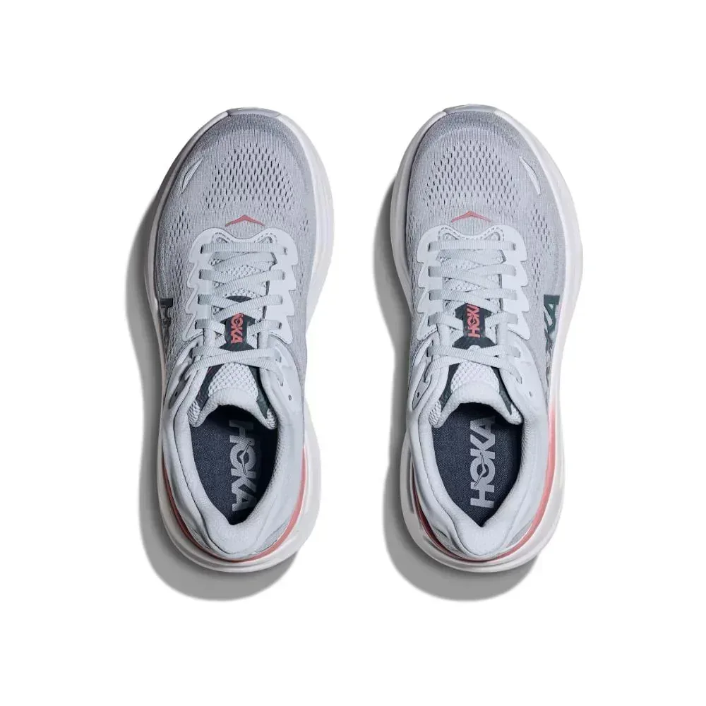 נעלי ריצה הוקה בונדי 9 רחבות לנשים Hoka BONDI 9 WIDE (D) 1162014/MBLW MINERAL BLUE/WASHE - Image 4