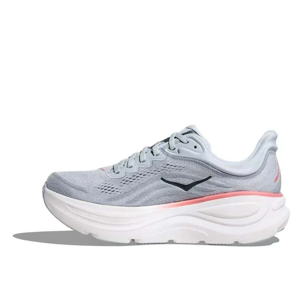 נעלי ריצה הוקה בונדי 9 רחבות לנשים Hoka BONDI 9 WIDE (D) 1162014/MBLW MINERAL BLUE/WASHE - Image 8