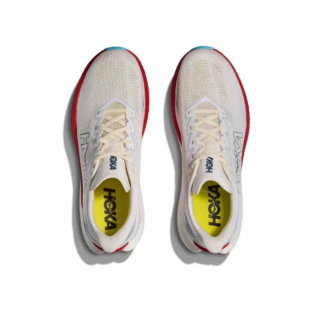 נעלי ריצה הוקה מאך איקס 3 לגברים Hoka 1168720/WBS MACH X 3 WHITE/ALABASTER - Image 4