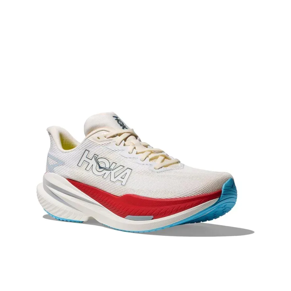 נעלי ריצה הוקה מאך איקס 3 לגברים Hoka 1168720/WBS MACH X 3 WHITE/ALABASTER - Image 6