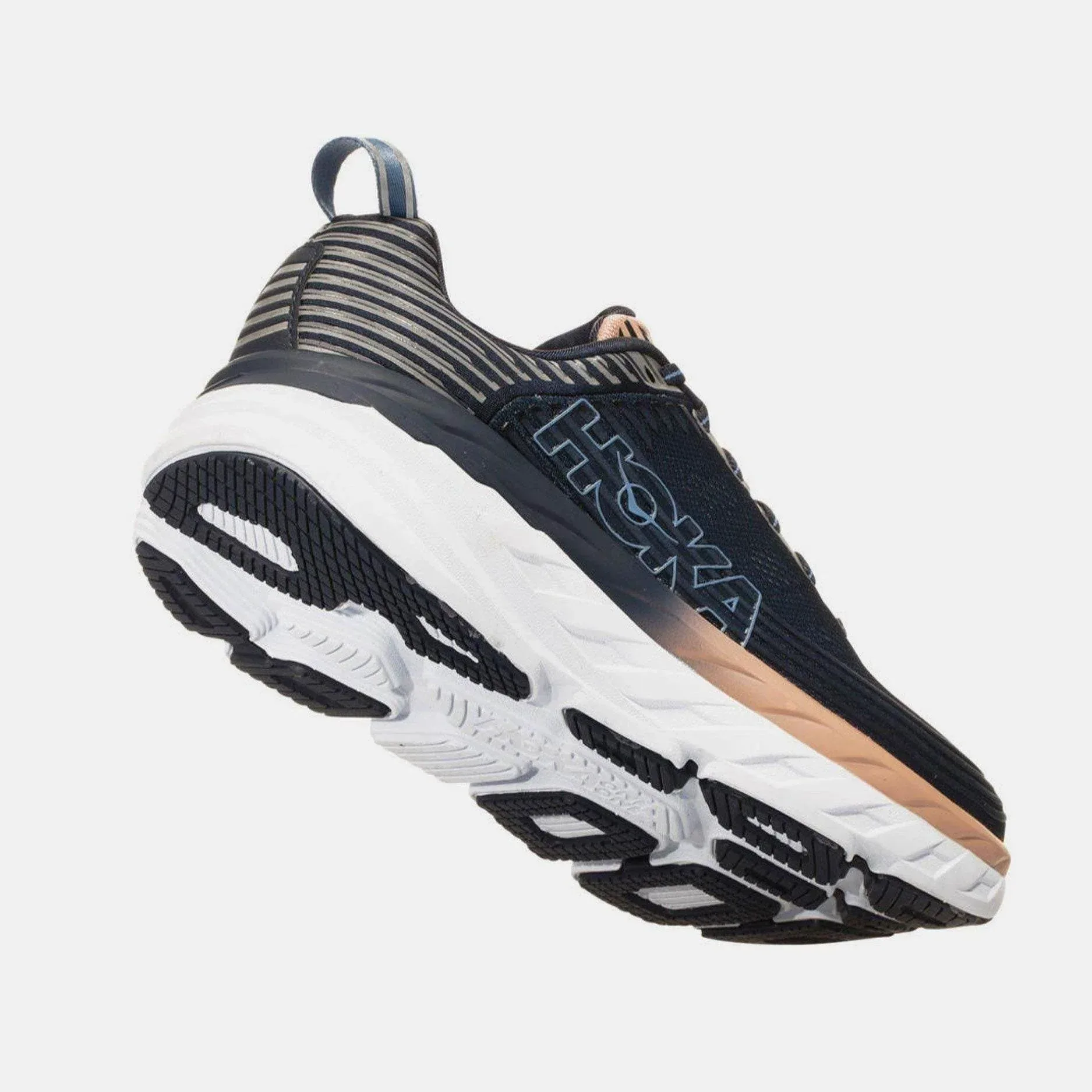 נעלי הוקה בונדי 6 רחבות לנשים Hoka BONDI 6 WIDE 1019272/MIDP Indigo - Image 4