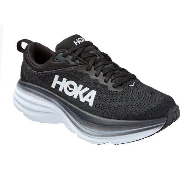 נעלי ריצה הוקה בונדי  8 רחבות לנשים Hoka Bondi 8 Wide 1127954/BWHT WHITE - Image 4